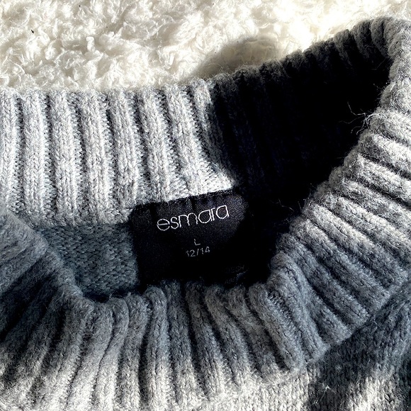 Esmara by Heidi Klum Grey Fuzzy Sweater - Picture 5 of 6